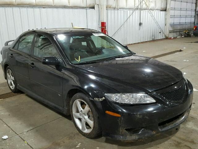 1YVHP80D235M46846 - 2003 MAZDA 6 S BLACK photo 1