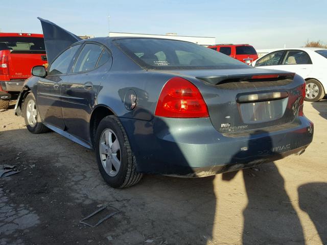 2G2WP552661284037 - 2006 PONTIAC GRAND PRIX BLUE photo 3