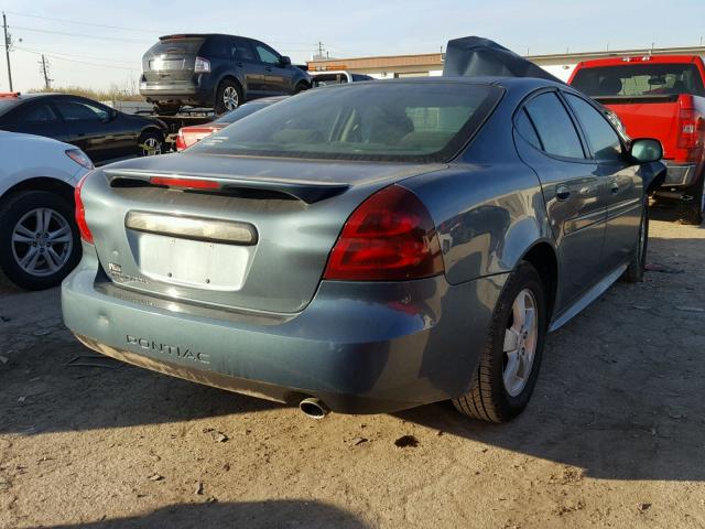 2G2WP552661284037 - 2006 PONTIAC GRAND PRIX BLUE photo 4