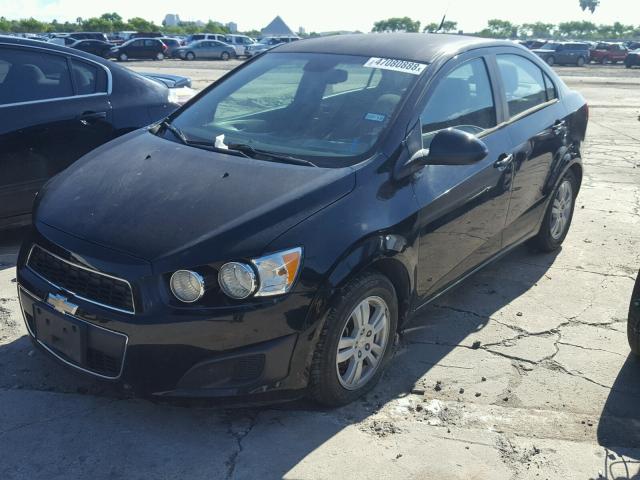 1G1JA5SH6C4132767 - 2012 CHEVROLET SONIC LS BLACK photo 2
