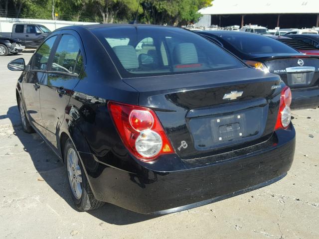 1G1JA5SH6C4132767 - 2012 CHEVROLET SONIC LS BLACK photo 3