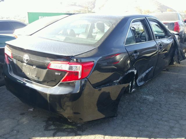 4T1BF1FK1DU287316 - 2013 TOYOTA CAMRY L BLACK photo 4