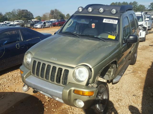 1J4GK38K03W602957 - 2003 JEEP LIBERTY RE GREEN photo 2