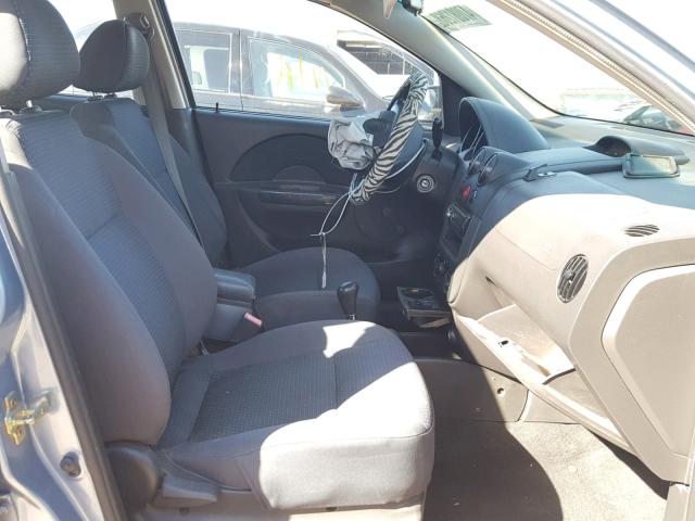 KL1TD56696B594750 - 2006 CHEVROLET AVEO BASE Niebieski zdjęcie 5