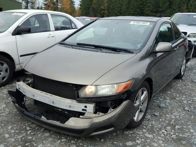 2HGFG12817H520942 - 2007 HONDA CIVIC EX GRAY photo 2