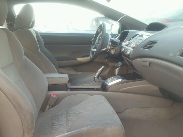 2HGFG12817H520942 - 2007 HONDA CIVIC EX GRAY photo 5
