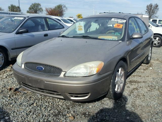 1FAFP56U37A188875 - 2007 FORD TAURUS SEL BROWN photo 2