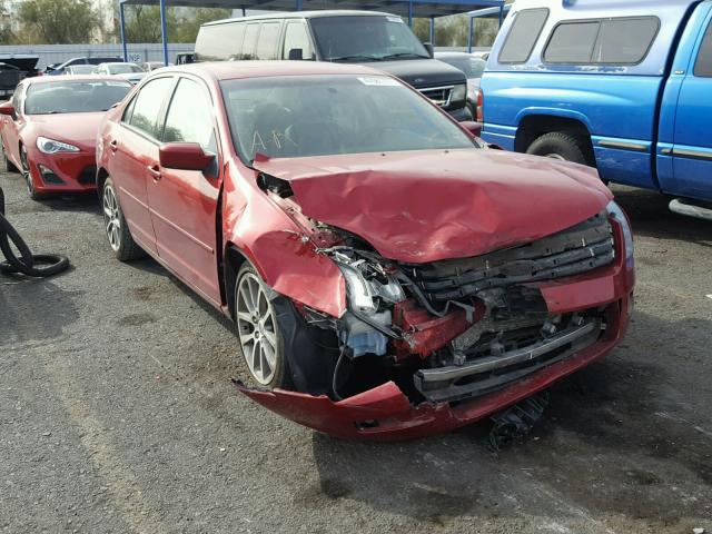 3FAHP07Z69R155898 - 2009 FORD FUSION SE RED photo 1