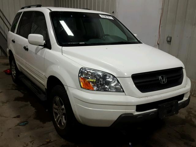 2HKYF18483H594360 - 2003 HONDA PILOT EX WHITE photo 1