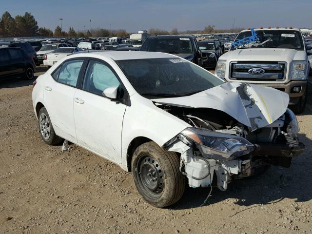 5YFBURHE7GP555397 - 2016 TOYOTA COROLLA L WHITE photo 1