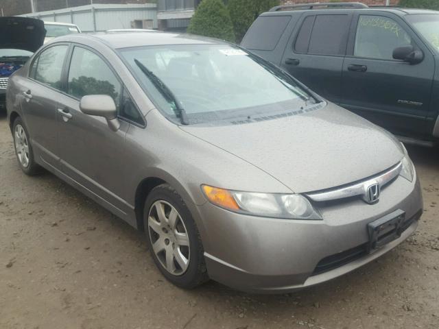 2HGFA165X8H342645 - 2008 HONDA CIVIC LX GRAY photo 1