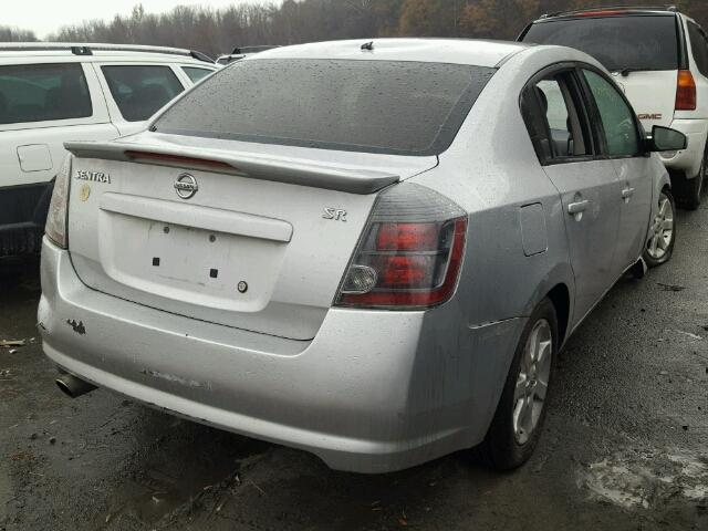 3N1AB6AP5BL719024 - 2011 NISSAN SENTRA 2.0 SILVER photo 4