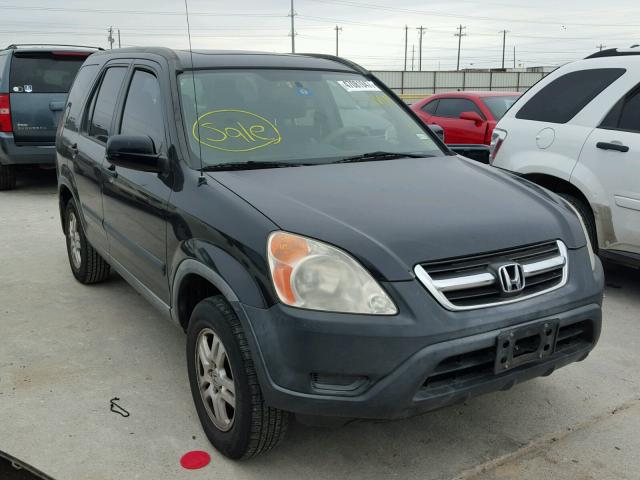 JHLRD78864C054215 - 2004 HONDA CR-V EX BLACK photo 1