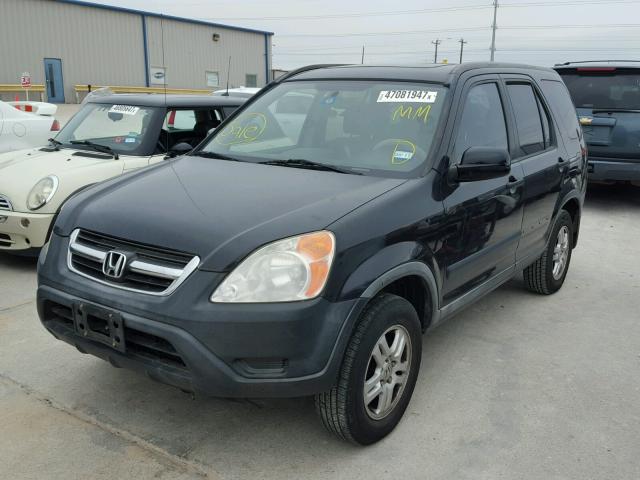 JHLRD78864C054215 - 2004 HONDA CR-V EX BLACK photo 2