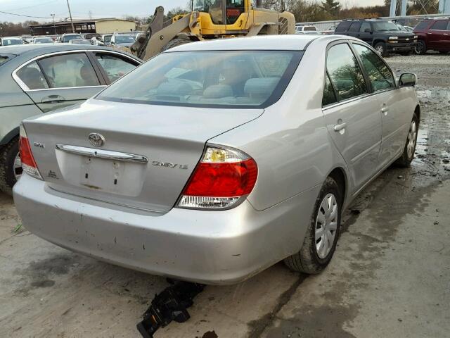4T1BE32K46U738018 - 2006 TOYOTA CAMRY LE SILVER photo 4