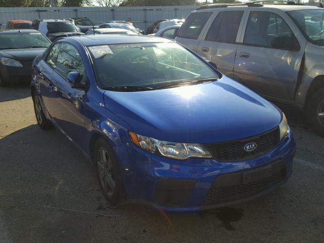 KNAFU6A2XB5358436 - 2011 KIA FORTE EX BLUE photo 1