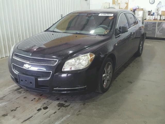 1G1ZG57N78F171184 - 2008 CHEVROLET MALIBU LS შავი ფოტო 2