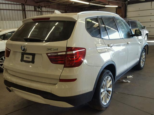 5UXWX9C59G0D70036 - 2016 BMW X3 XDRIVE2 WHITE photo 4