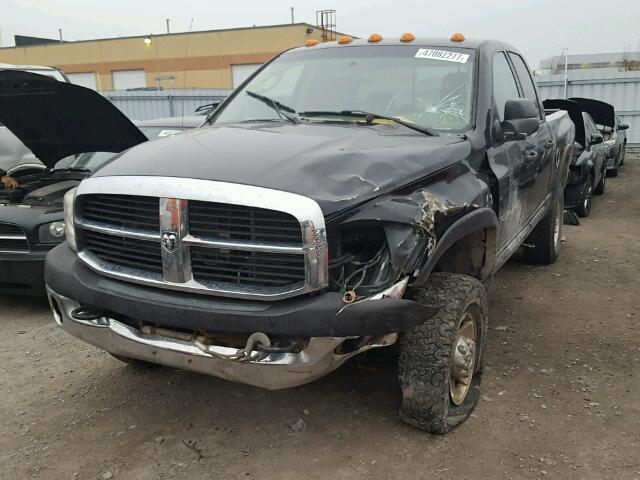 3D7KS28T79G532437 - 2009 DODGE RAM 2500 BLACK photo 2