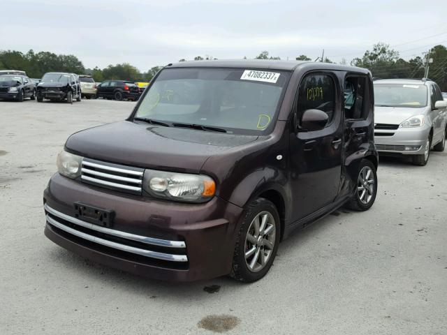 JN8AZ28R29T100206 - 2009 NISSAN CUBE BASE BROWN photo 2