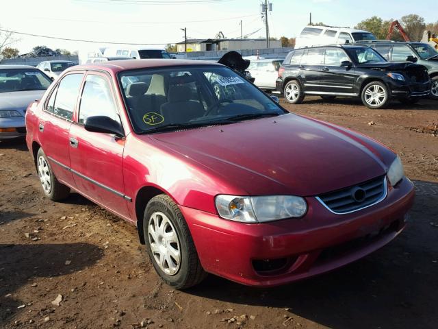 2T1BR12E61C497043 - 2001 TOYOTA COROLLA CE RED photo 1