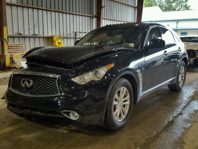 JN8CS1MU1HM141422 - 2017 INFINITI QX70 BLACK photo 2