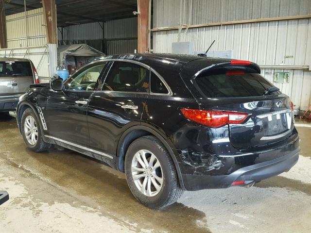 JN8CS1MU1HM141422 - 2017 INFINITI QX70 BLACK photo 3