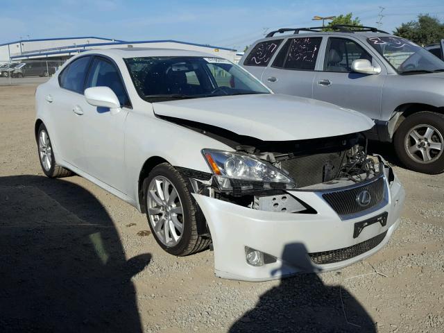 JTHBK262385081144 - 2008 LEXUS IS 250 WHITE photo 1