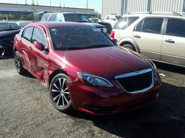 1C3CCBCG3DN501888 - 2013 CHRYSLER 200 LIMITE RED photo 1