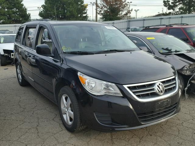 2V4RW3DG8BR806147 - 2011 VOLKSWAGEN ROUTAN SE BLACK photo 1