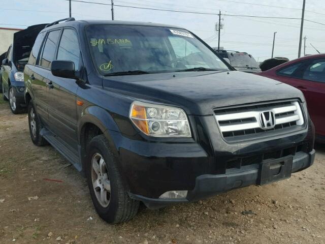 5FNYF28787B041583 - 2007 HONDA PILOT EXL BLACK photo 1