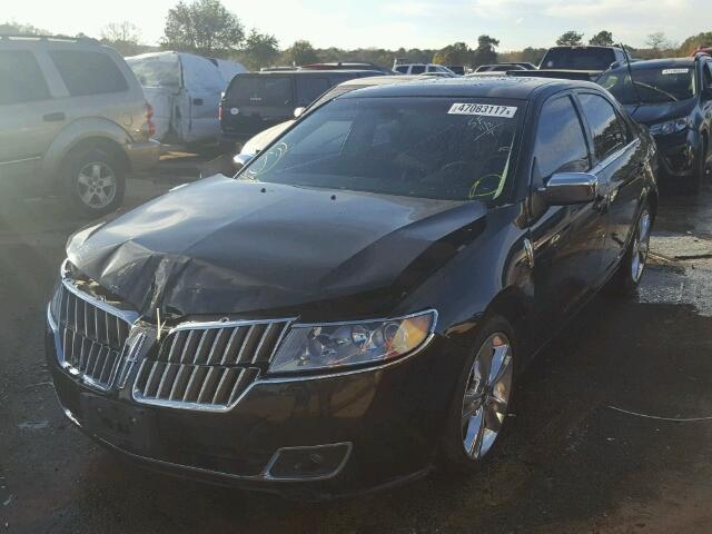 3LNHL2GC2AR606922 - 2010 LINCOLN MKZ BLACK photo 2