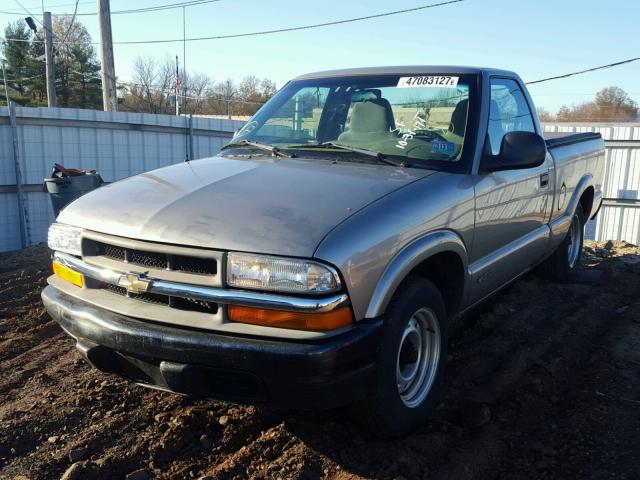 1GCCS1445WK172791 - 1998 CHEVROLET S TRUCK S1 TAN photo 2