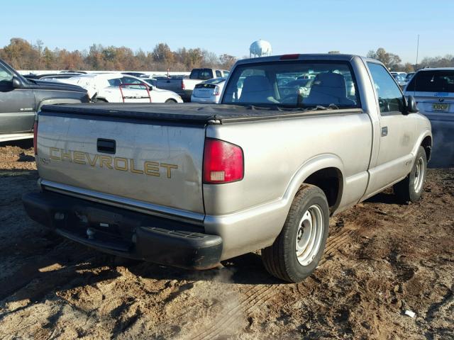 1GCCS1445WK172791 - 1998 CHEVROLET S TRUCK S1 TAN photo 4