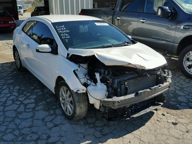 KNAFX6A80F5263000 - 2015 KIA FORTE EX WHITE photo 1