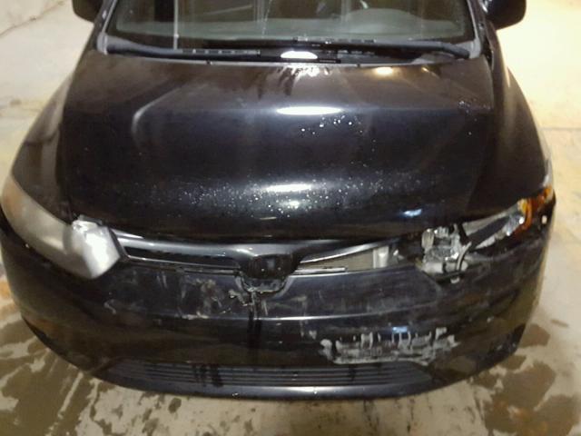 2HGFG12638H564425 - 2008 HONDA CIVIC LX CHARCOAL photo 9