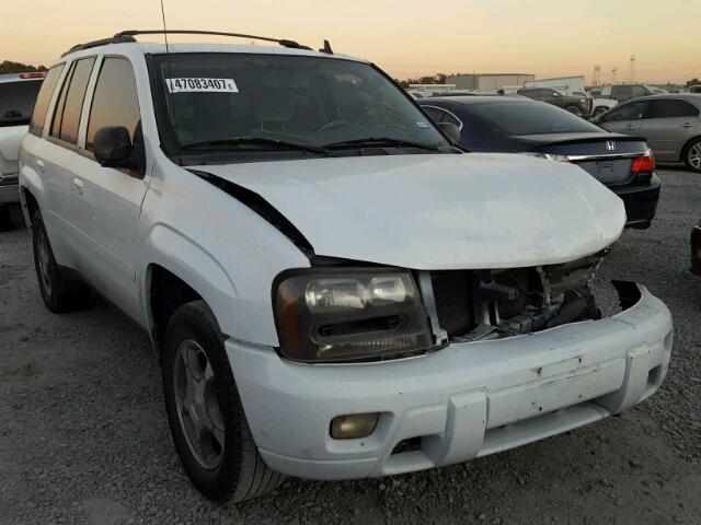 1GNDS13S582193302 - 2008 CHEVROLET TRAILBLAZE WHITE photo 1