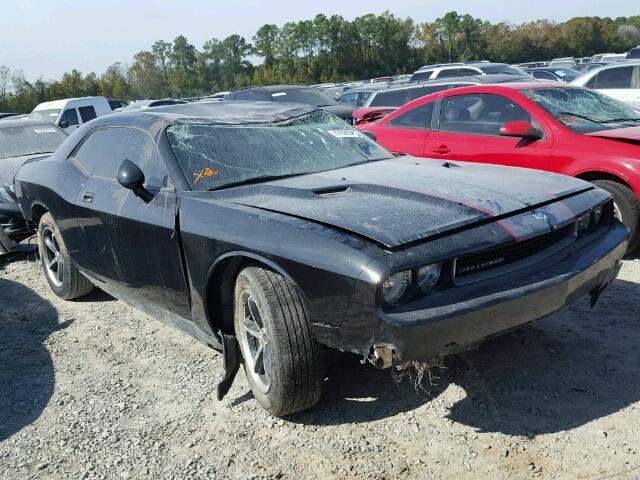 2B3CJ4DV8AH265111 - 2010 DODGE CHALLENGER BLACK photo 1