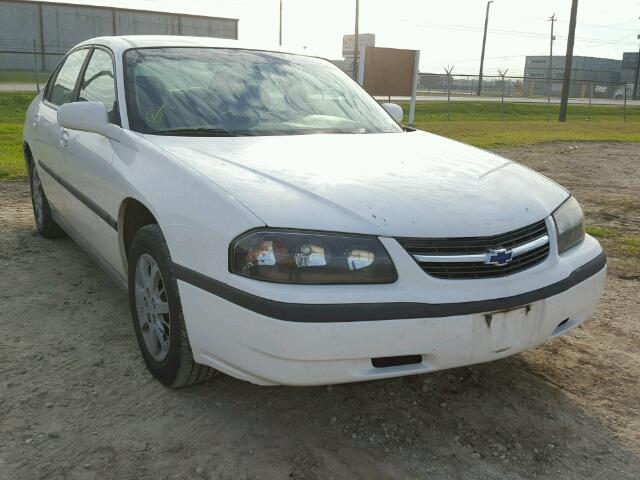 2G1WF52E339270373 - 2003 CHEVROLET IMPALA WHITE photo 1