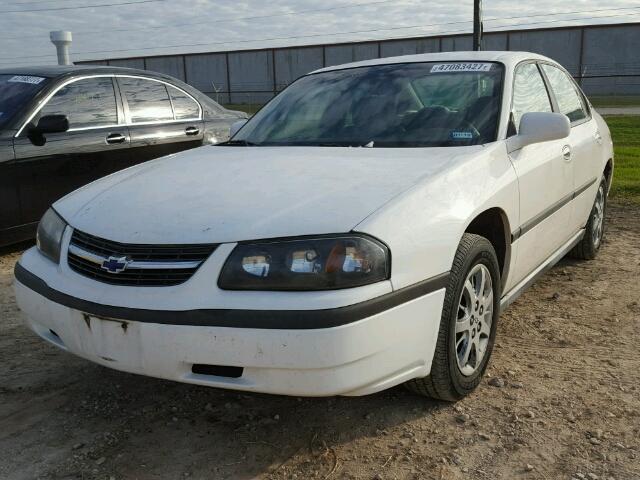 2G1WF52E339270373 - 2003 CHEVROLET IMPALA WHITE photo 2