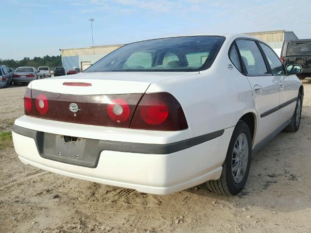 2G1WF52E339270373 - 2003 CHEVROLET IMPALA WHITE photo 4