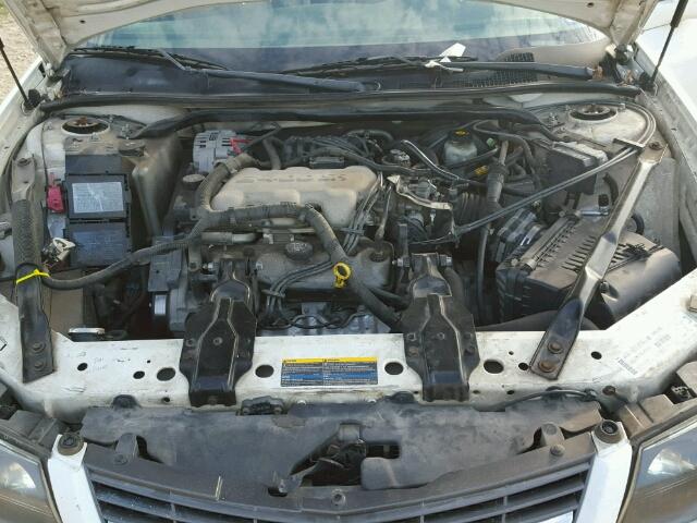 2G1WF52E339270373 - 2003 CHEVROLET IMPALA WHITE photo 7