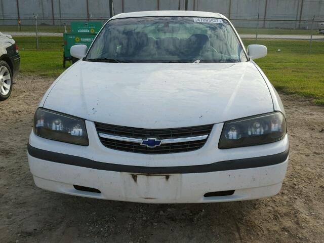 2G1WF52E339270373 - 2003 CHEVROLET IMPALA WHITE photo 9