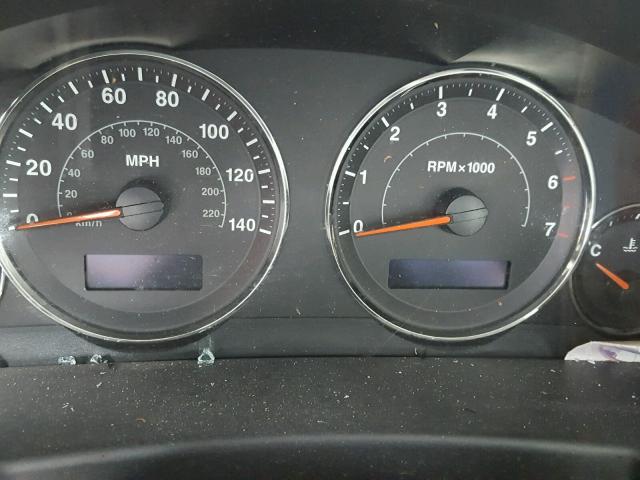 1J8HG48K76C195266 - 2006 JEEP COMMANDER RED photo 8