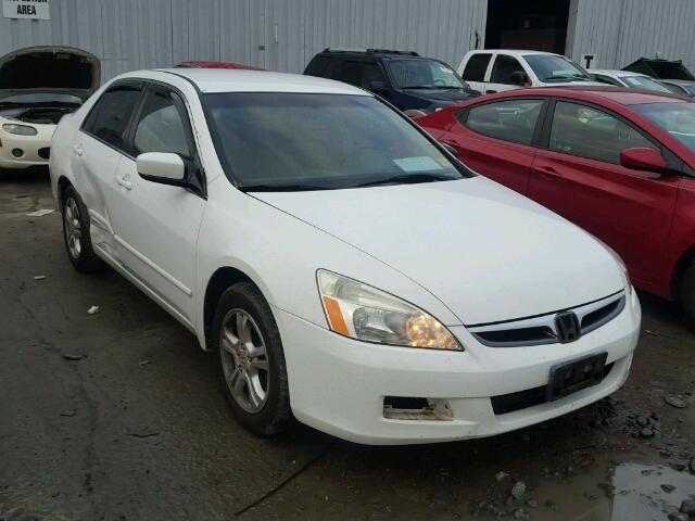 1HGCM56317A094914 - 2007 HONDA ACCORD SE WHITE photo 1