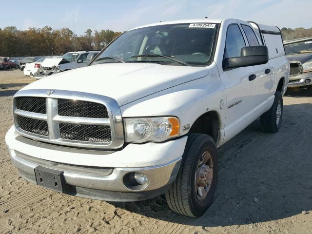 3D7KU28D83G851520 - 2003 DODGE RAM 2500 S WHITE photo 2