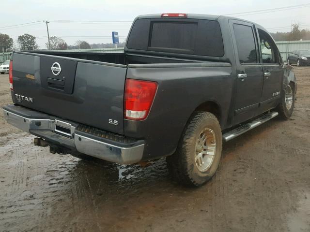 1N6BA07C49N313474 - 2009 NISSAN TITAN XE CHARCOAL photo 4