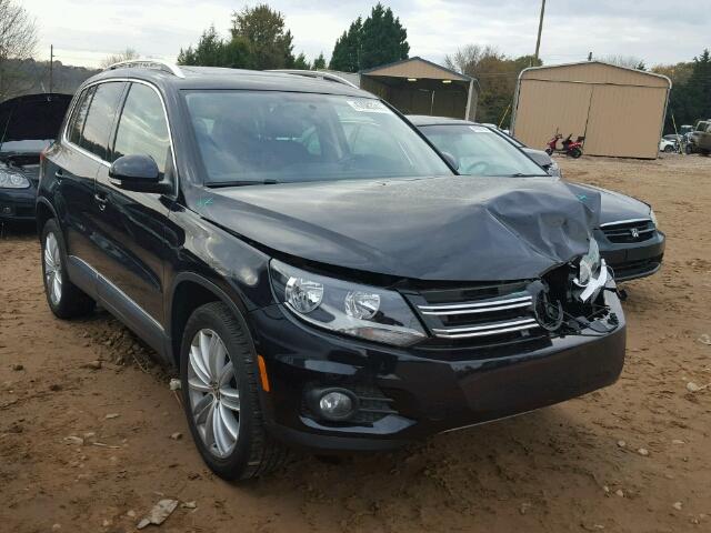 WVGAV3AX2EW554563 - 2014 VOLKSWAGEN TIGUAN S BLACK photo 1