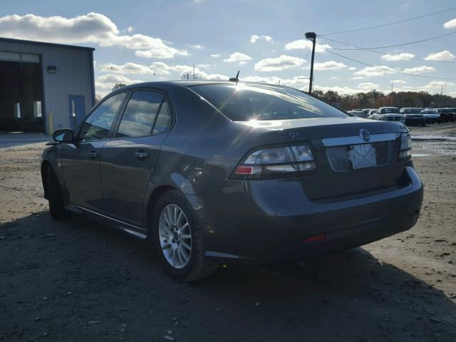 YS3FB49Y491005822 - 2009 SAAB 9-3 2.0T GRAY photo 3