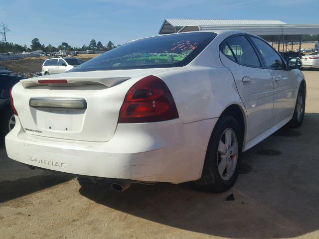 2G2WP552681145545 - 2008 PONTIAC GRAND PRIX WHITE photo 4